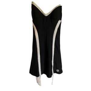 Hapari Self-Ruche Black Tankini Swimwear size XS New with Tags